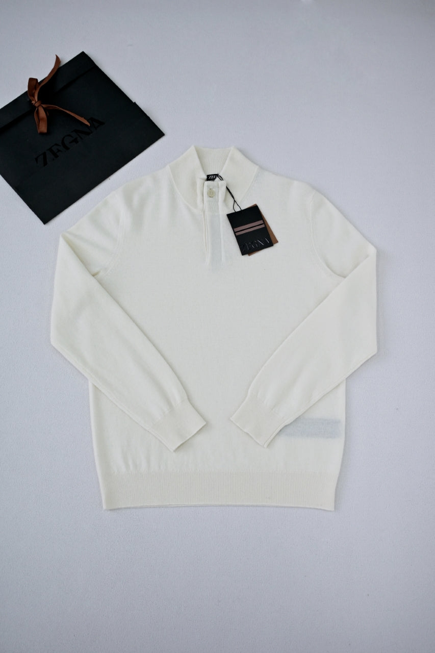 Zegna Oasi Cashmere Quarter-Zip