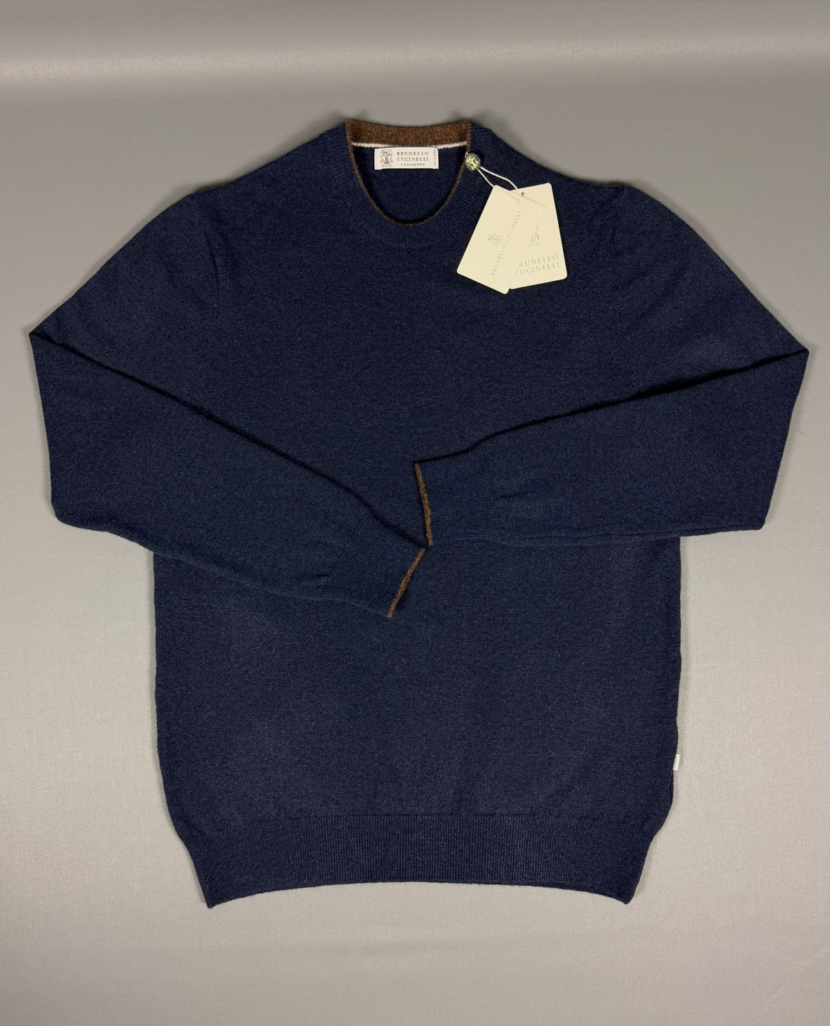 Brunello Cucinelli Cashmere Crewneck - Navy