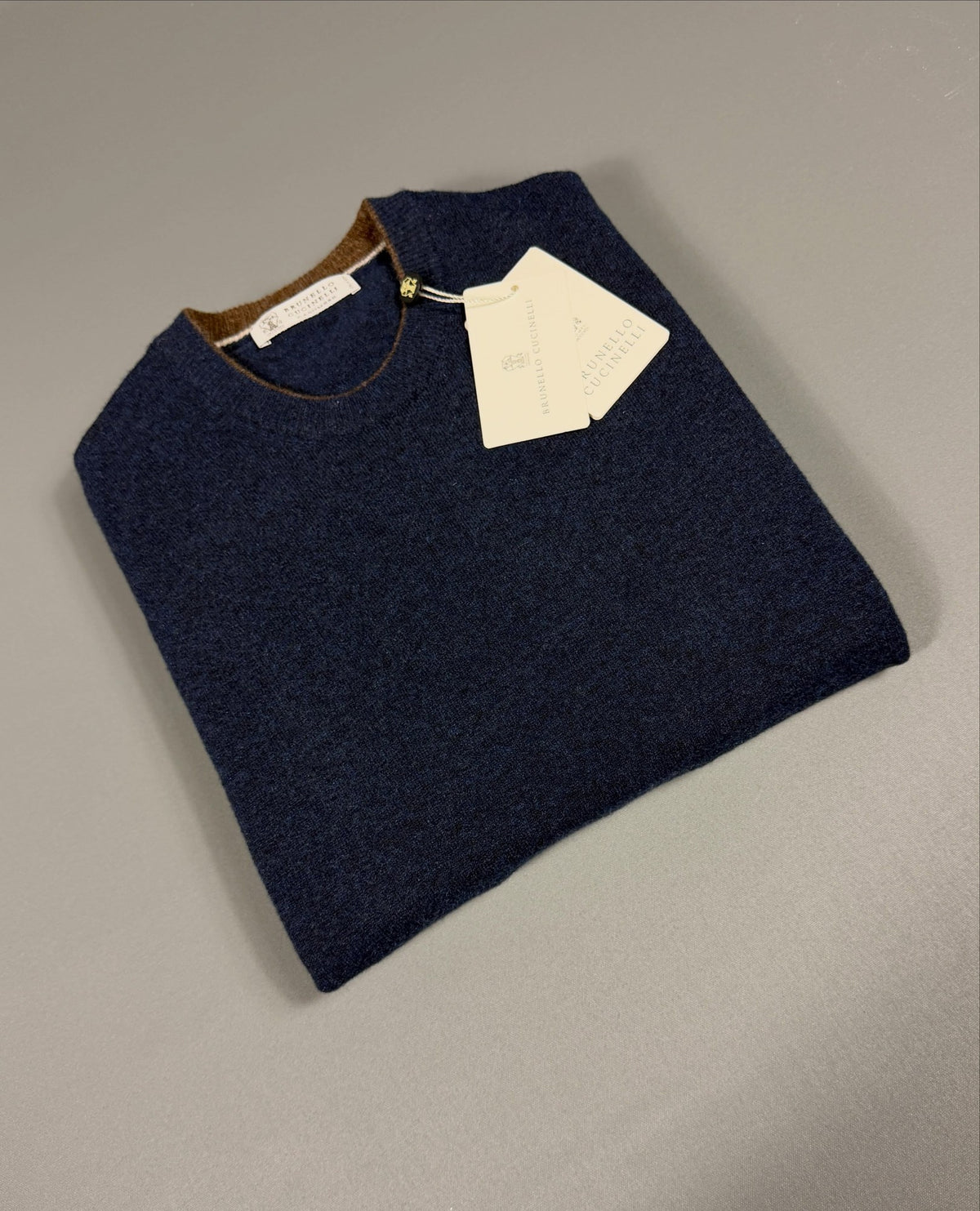 Brunello Cucinelli Cashmere Crewneck - Navy