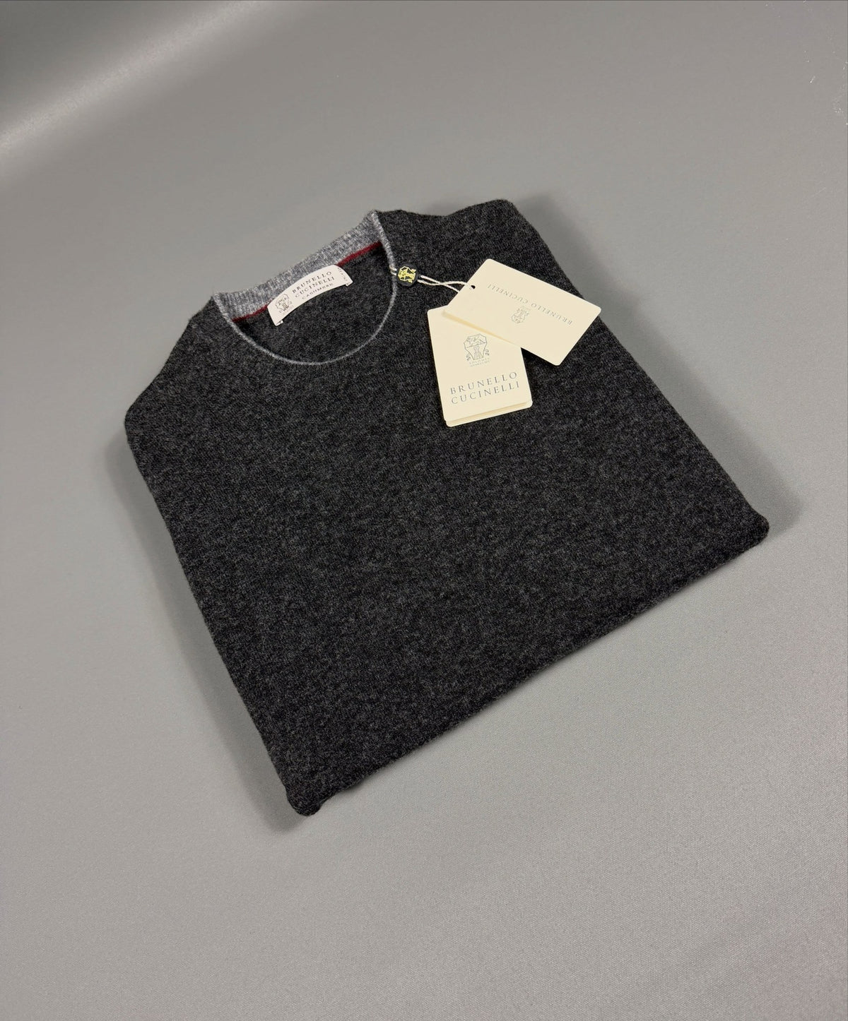 Brunello Cucinelli Cashmere Crewneck - Charcoal
