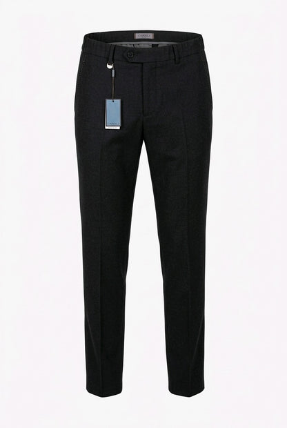 Canali Merino Wool Trousers - Black