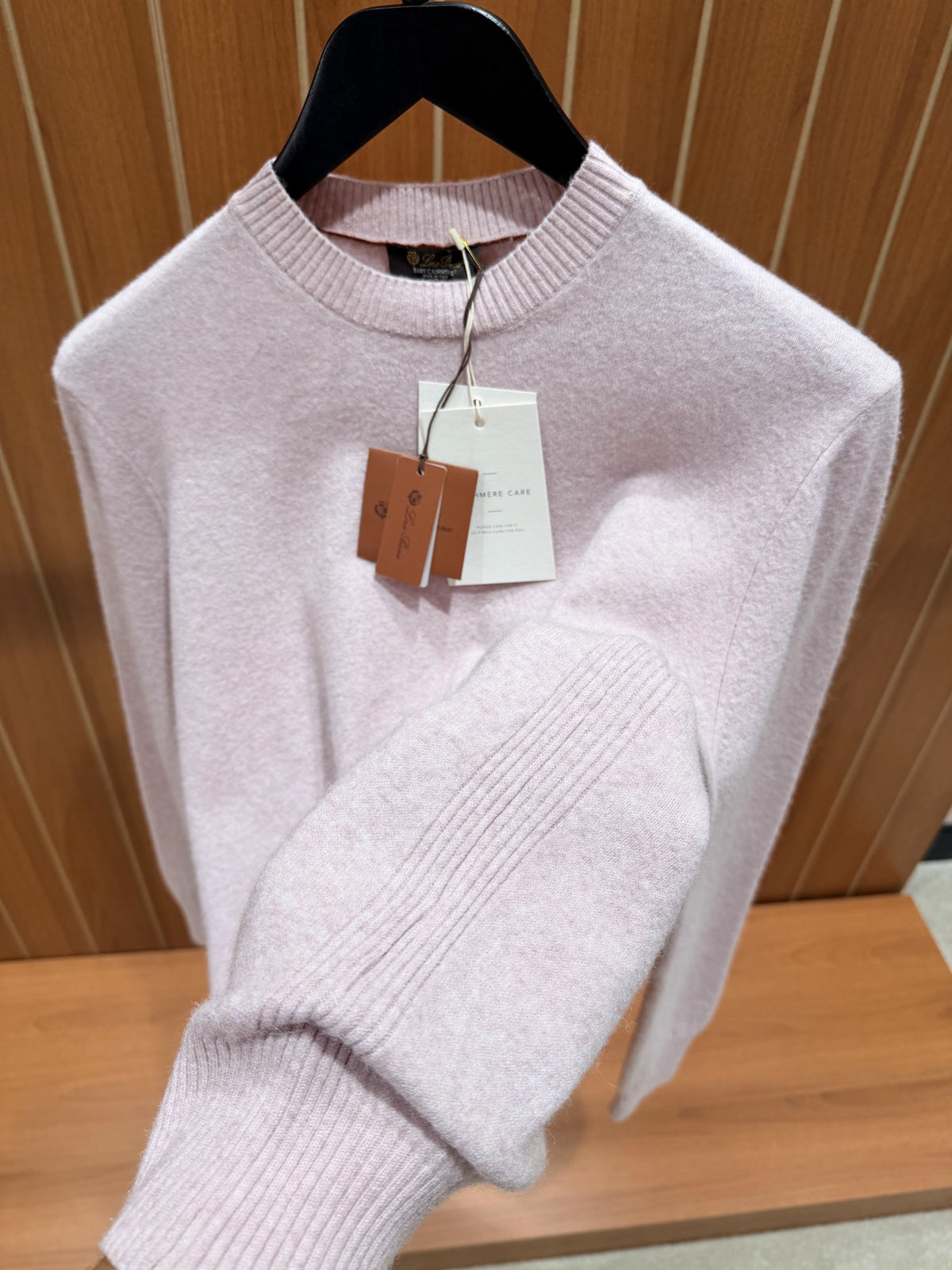 Loro Piana Baby Cashmere Crewneck - Pink