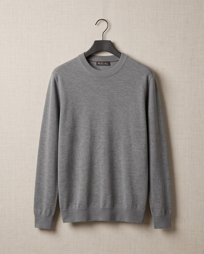 Loro Piana Baby Cashmere Crewneck - Grey