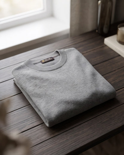 Loro Piana Baby Cashmere Crewneck - Grey