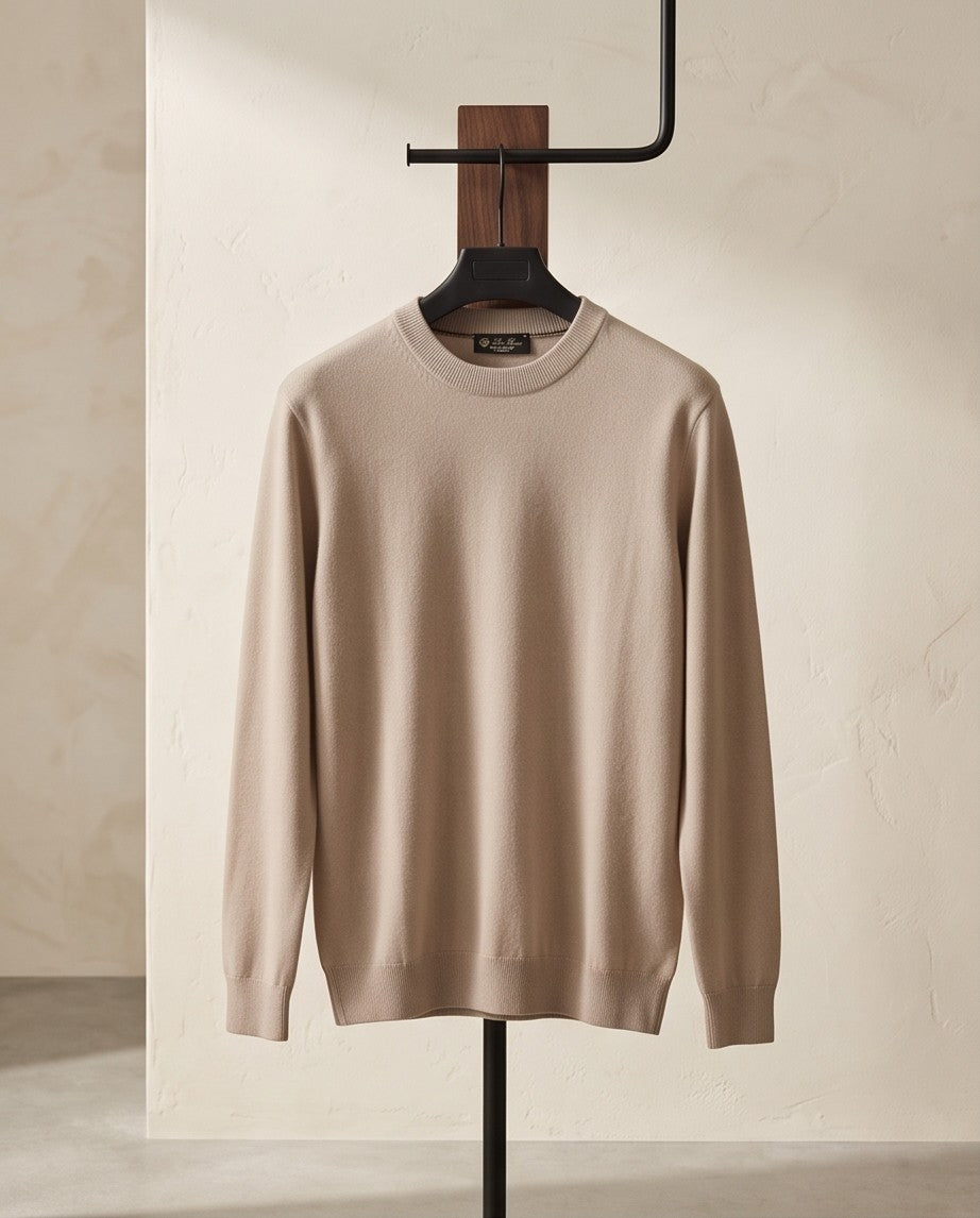Loro Piana Baby Cashmere Crewneck - Beige