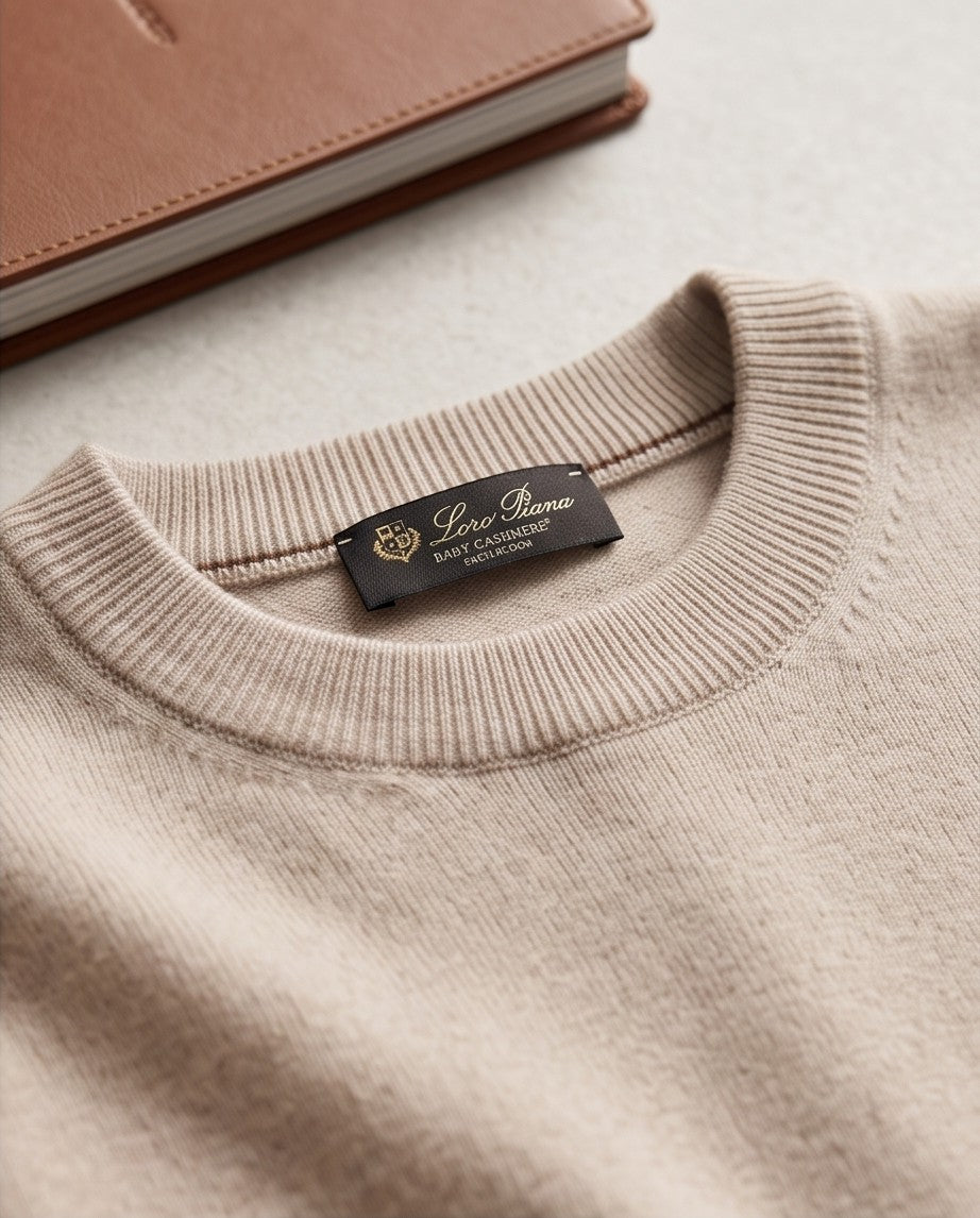 Loro Piana Baby Cashmere Crewneck - Beige