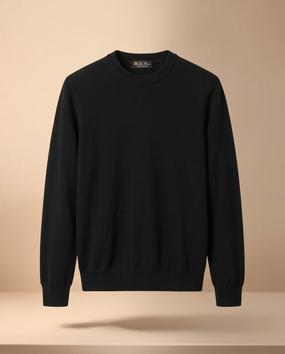 Loro Piana Baby Cashmere Crewneck - Black