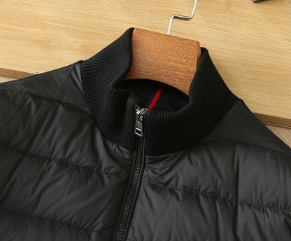 Moncler Padded Zip-Up Cotton Cardigan