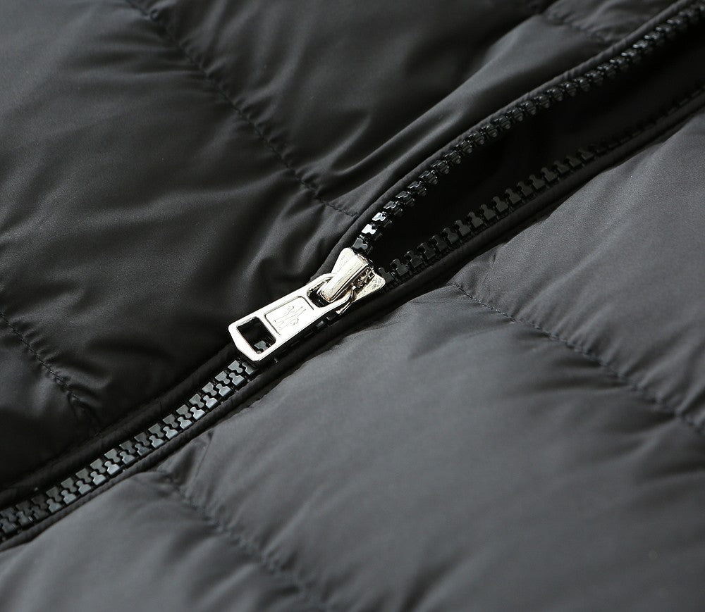 Moncler Padded Zip-Up Cotton Cardigan