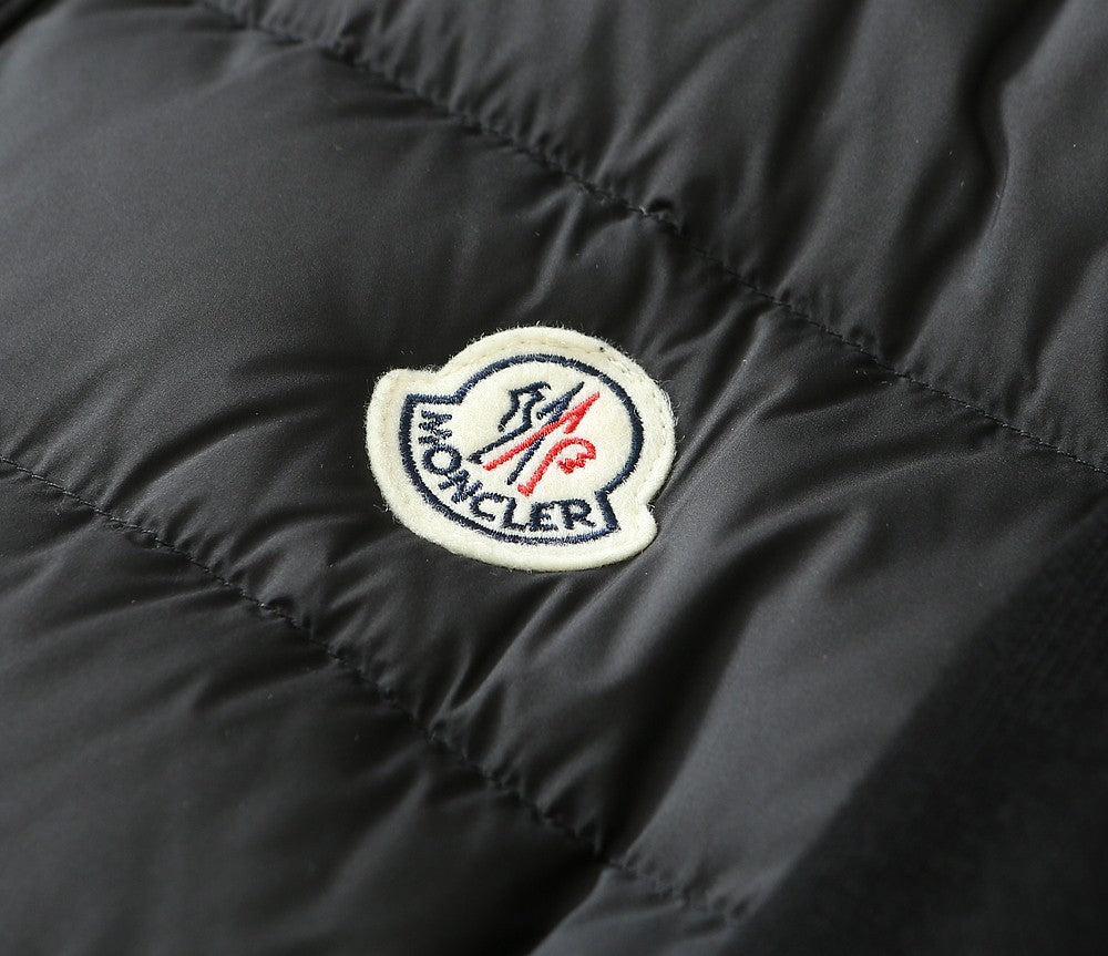 Moncler Padded Zip-Up Cotton Cardigan