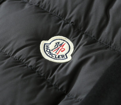 Moncler Padded Zip-Up Cotton Cardigan