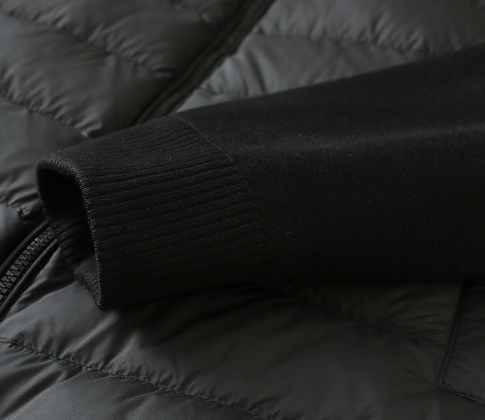 Moncler Padded Zip-Up Cotton Cardigan
