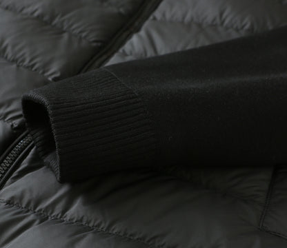 Moncler Padded Zip-Up Cotton Cardigan